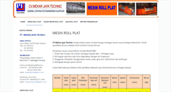 Desktop Screenshot of mesinrollplat.com